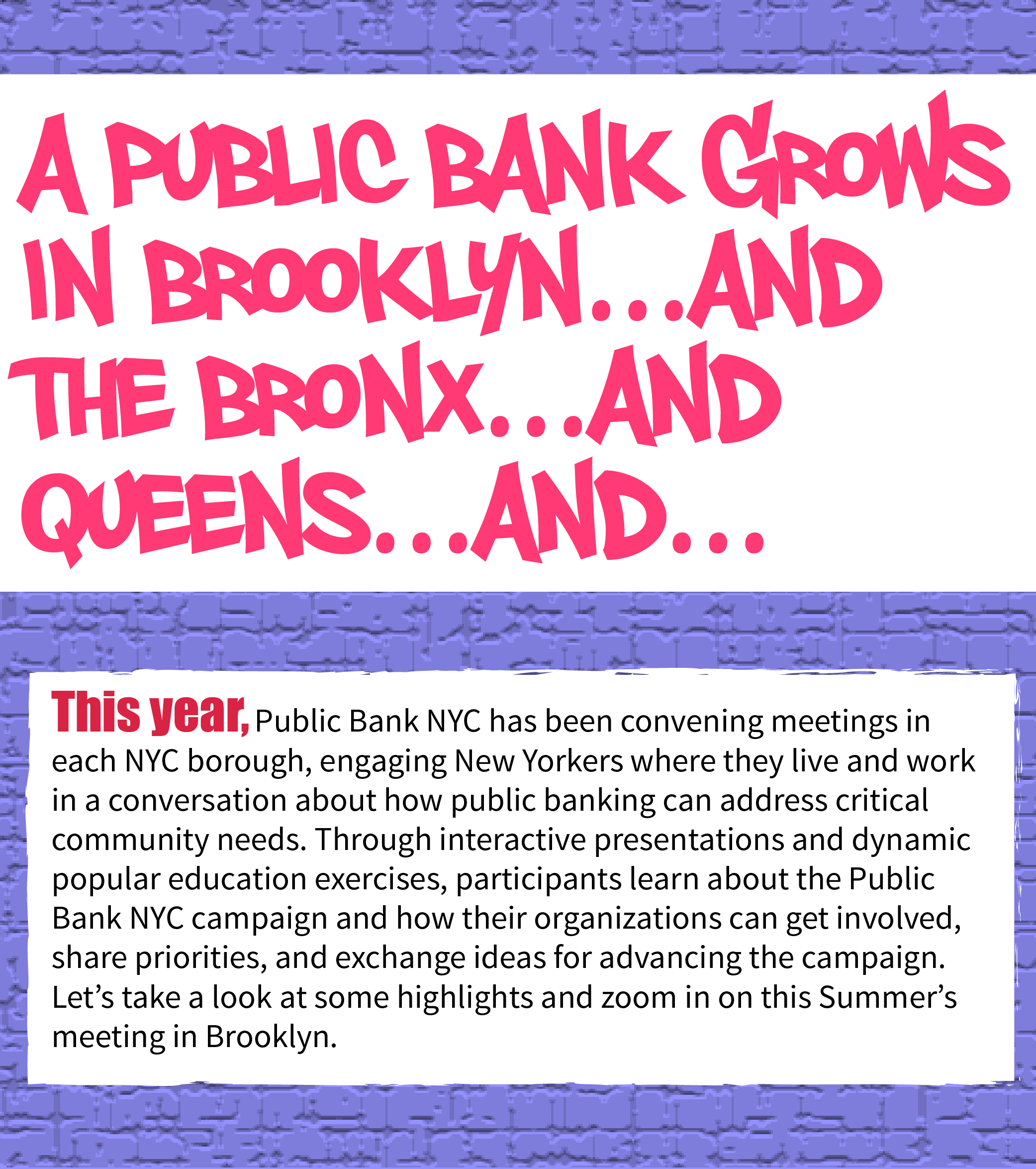 A Public Bank Grows in Brooklyn…and The Bronx…and Queens…And…