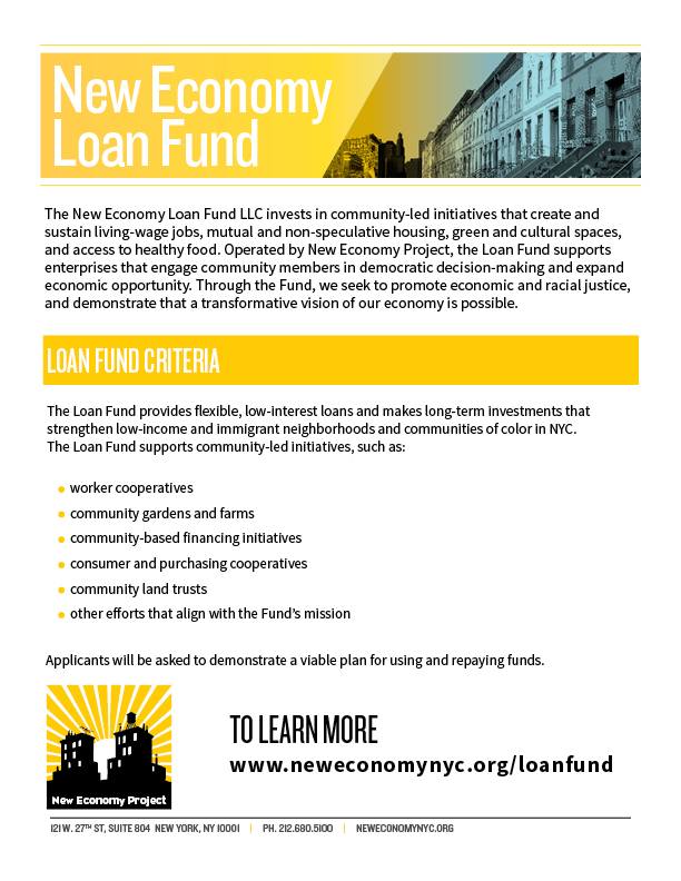 Loan Fund Flyer